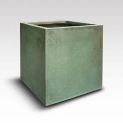 Square Terrace Planter - Verdigris -Plants Shop pr2000048721 card4 lg