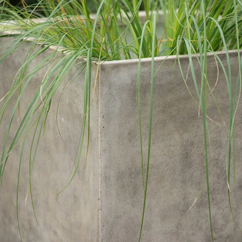 Square Terrace Planter - Weathered Cream 5 Square Terrace Planter - Weathered Cream - Image 5