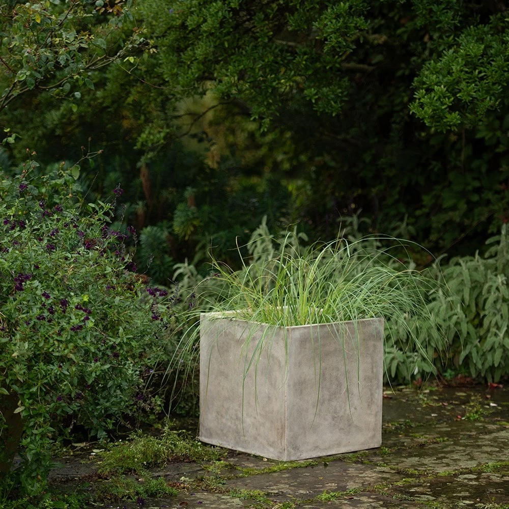 Square Terrace Planter - Weathered Cream 6 Square Terrace Planter - Weathered Cream - Image 6