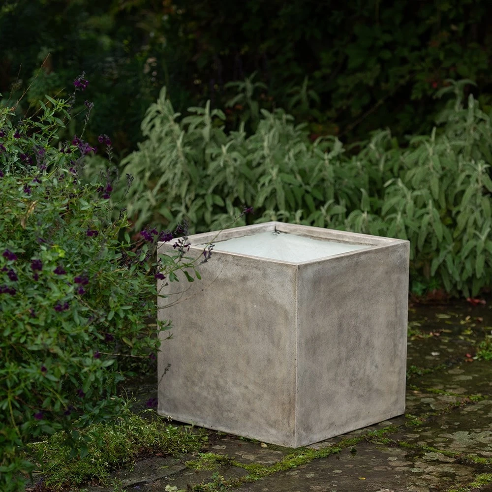 Square Terrace Planter - Weathered Cream 7 Square Terrace Planter - Weathered Cream - Image 7