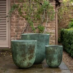 Drop Planter - Verdigris 17 Drop Planter - Verdigris -Plants Shop pr2000048724 card9 lg